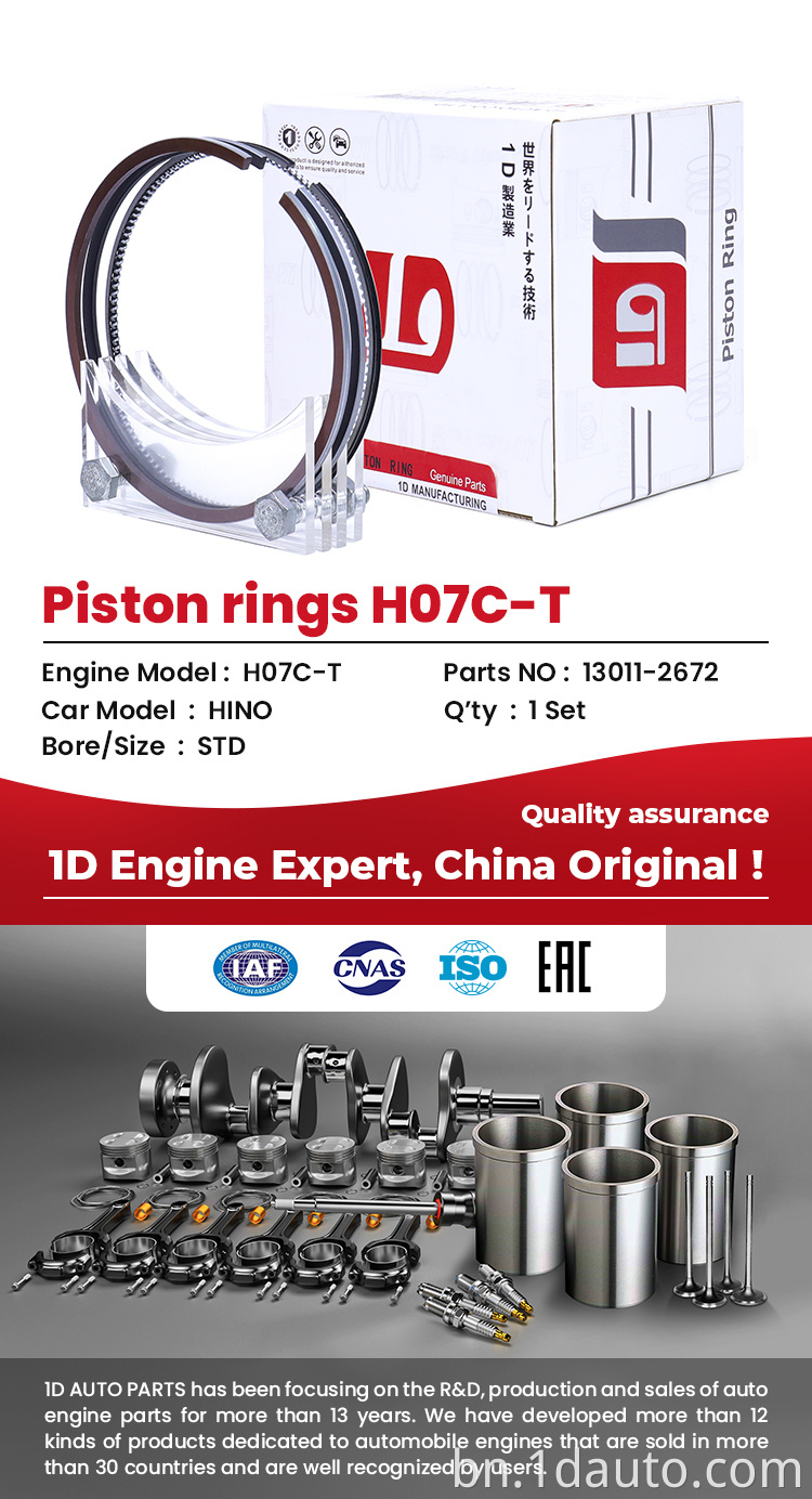 HINO Piston Ring Kit